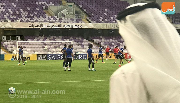 منتخب الإمارات يؤدي تدريبه الأخير