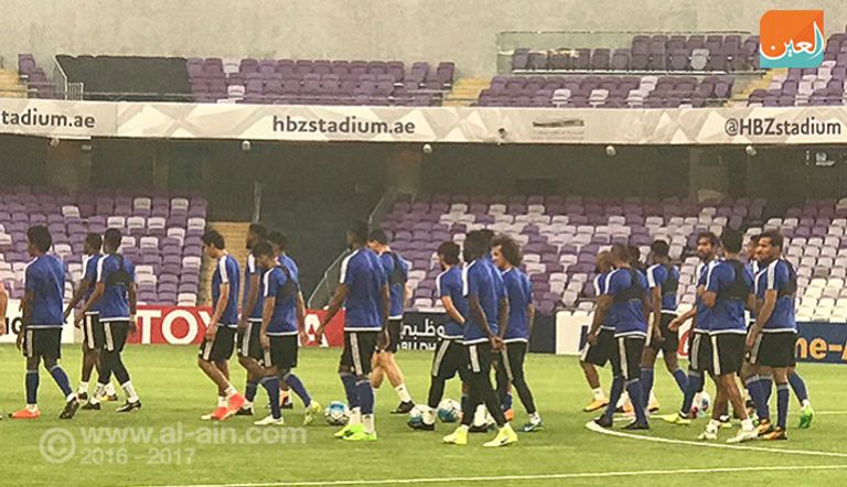 منتخب الإمارات يؤدي تدريبه الأخير