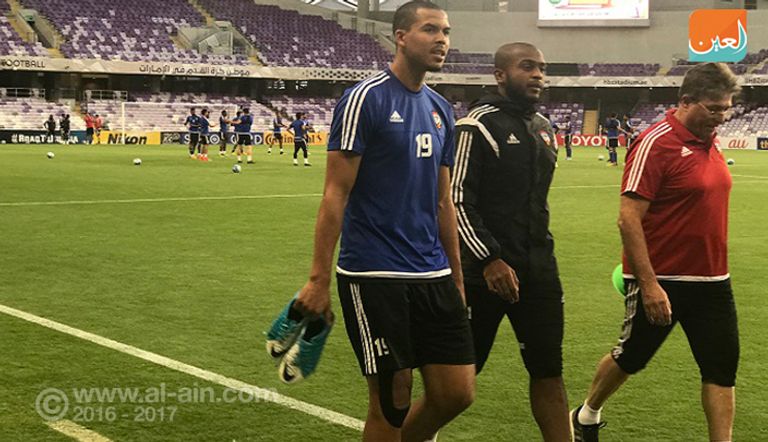 منتخب الإمارات يؤدي تدريبه الأخير