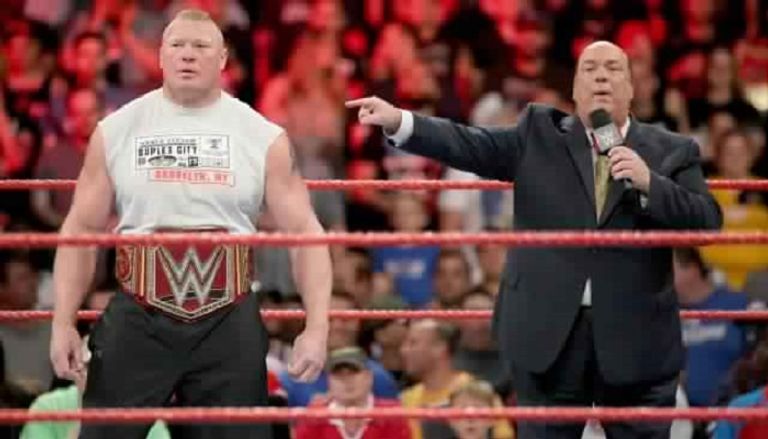 بول هايمان يعتدي على بروك ليسنر