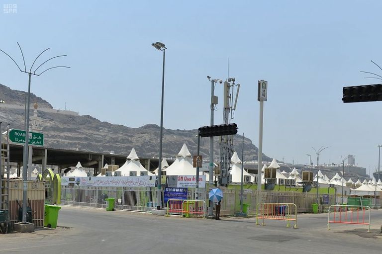أكبر مدينة للخيام في العالم في مشعر منى