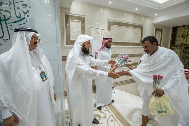 حجاج أسر شهداء الجيش السوداني يصلون السعودية