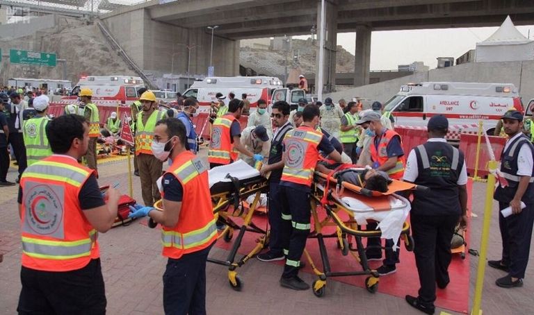 الهلال الأحمر السعودي يكثف برامجه التوعوية لحجاج بيت الله الحرام