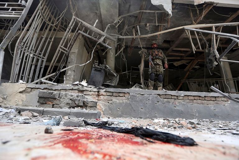 الدمار الناجم عن التفجير