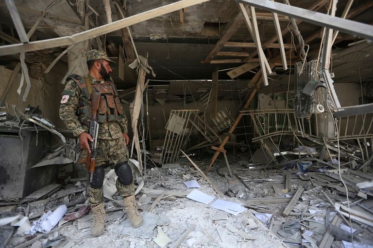 الدمار الناجم عن التفجير