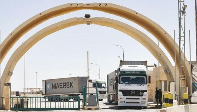 معبر "طريبيل" الحدودي بين الأردن والعراق 