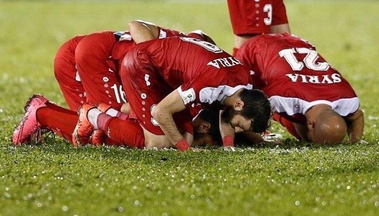 الزمالك يهنئ الثنائي السوري بالفوز على قطر