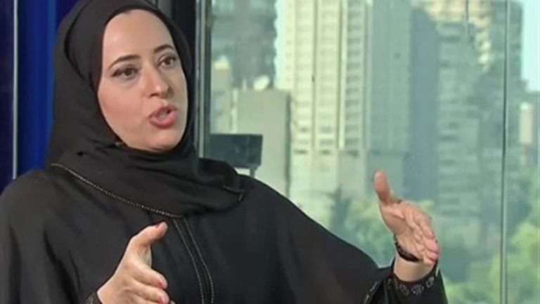 منى السليطي خالد الهيل المتحدث الرسمي باسم المعارضة القطرية