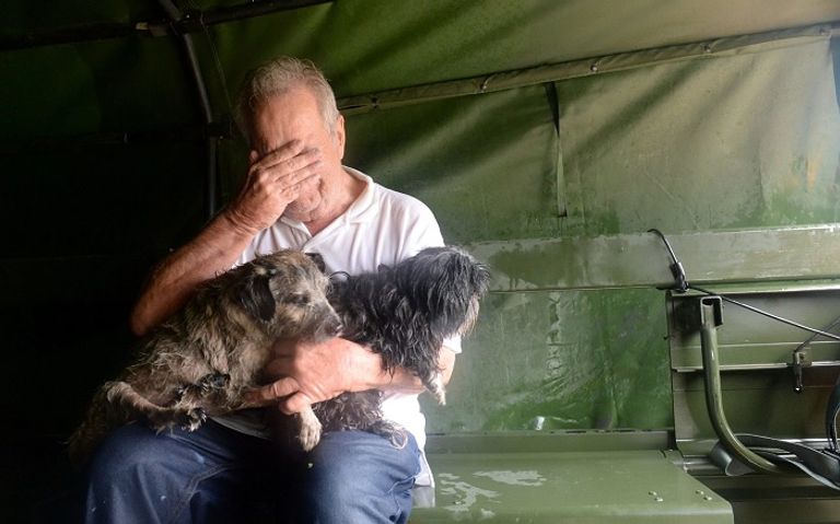 جانب من آثار إعصار هارفي