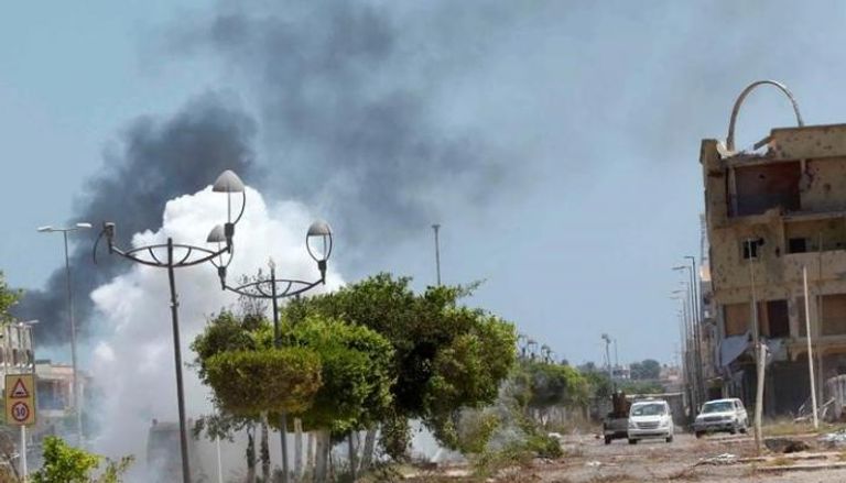 قتال بين الجيش الليبي وإرهابيي داعش في سرت - أرشيفية