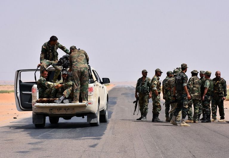 الجيش السوري على مشارف دير الزور