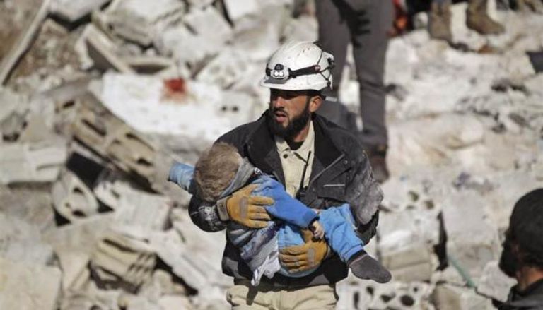الخوذ البيضاء مؤسسة دفاع مدني تطوعية سورية 