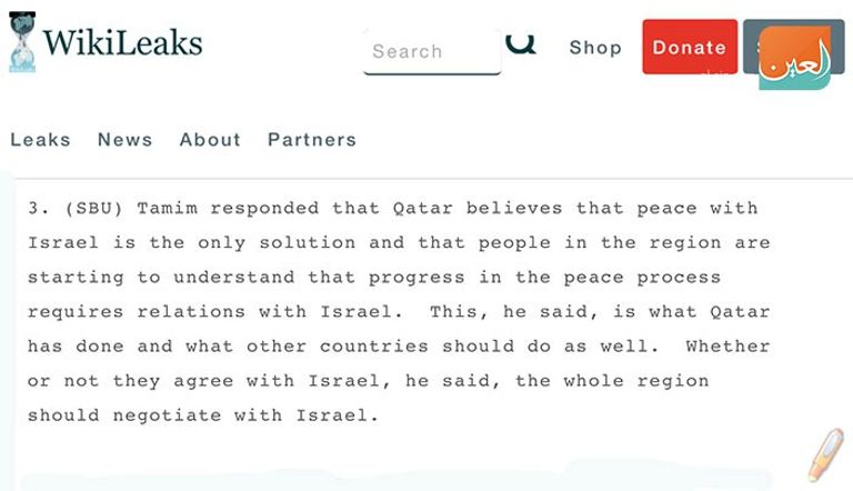 تسريبات ويكيليكس تفضح المستور في دبلوماسية قطر