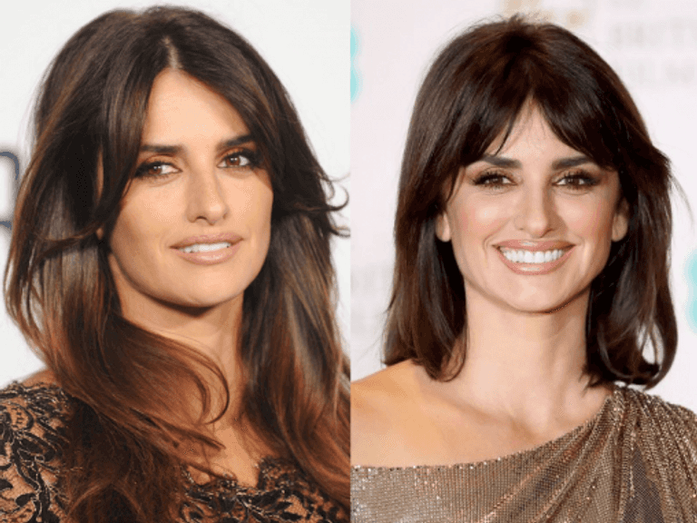 الممثلة الأمريكية بينيلوبي كروز  بالشعر القصير