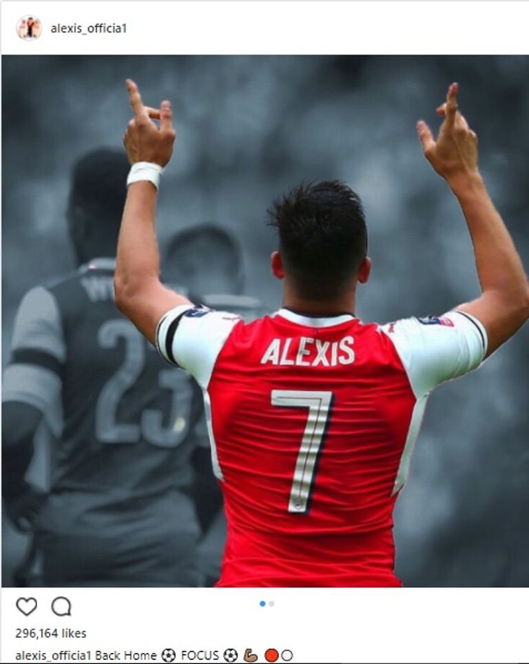 سانشيز نجم أرسنال