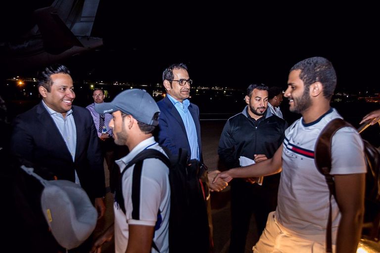 طائرة الشيخ محمد بن زايد الخاصة في فلوريدا