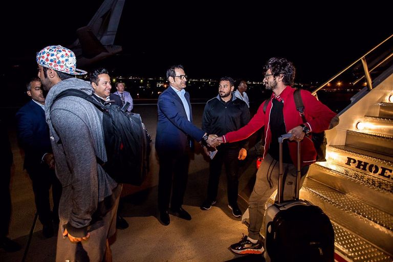 طائرة الشيخ محمد بن زايد الخاصة في فلوريدا