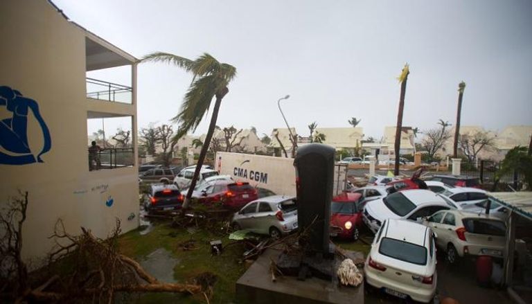 جانب من خسائر الإعصار المدمر "إرما"