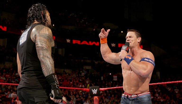 رومان رينز يهين جون سينا