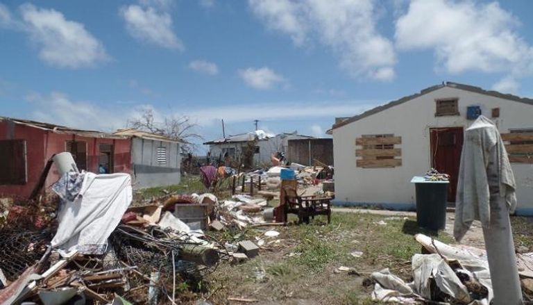 الإعصار إرما في منطقة الكاريبي - أرشيفية