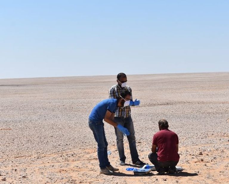 الجيش الليبي عثر على الجثث في الصحراء