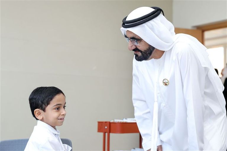 الشيخ محمد بن راشد آل مكتوم خلال الجولة