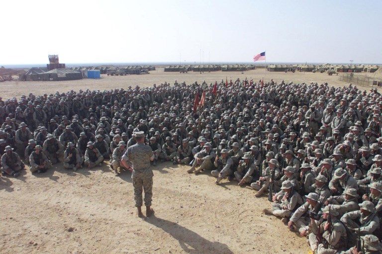 الجنود الأمريكيون في مناورات سابقة للنجم الساطع