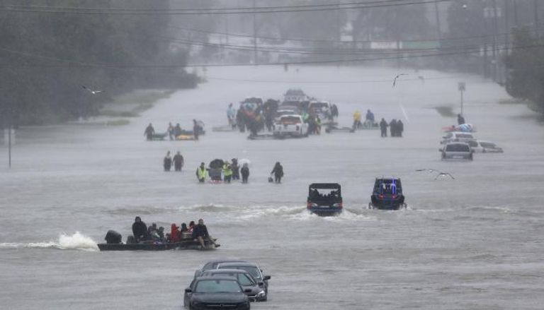 الإعصار إرما فوق منطقة الكاريبي