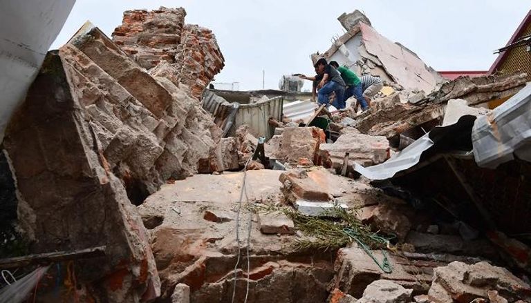 جانب من زلزال المكسيك