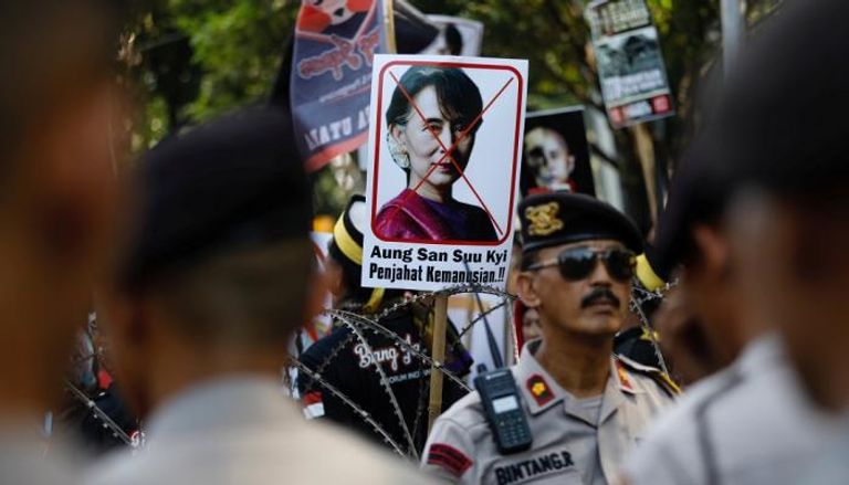 مظاهرات غاضبة تندد باستجابة زعيمة ميانمار