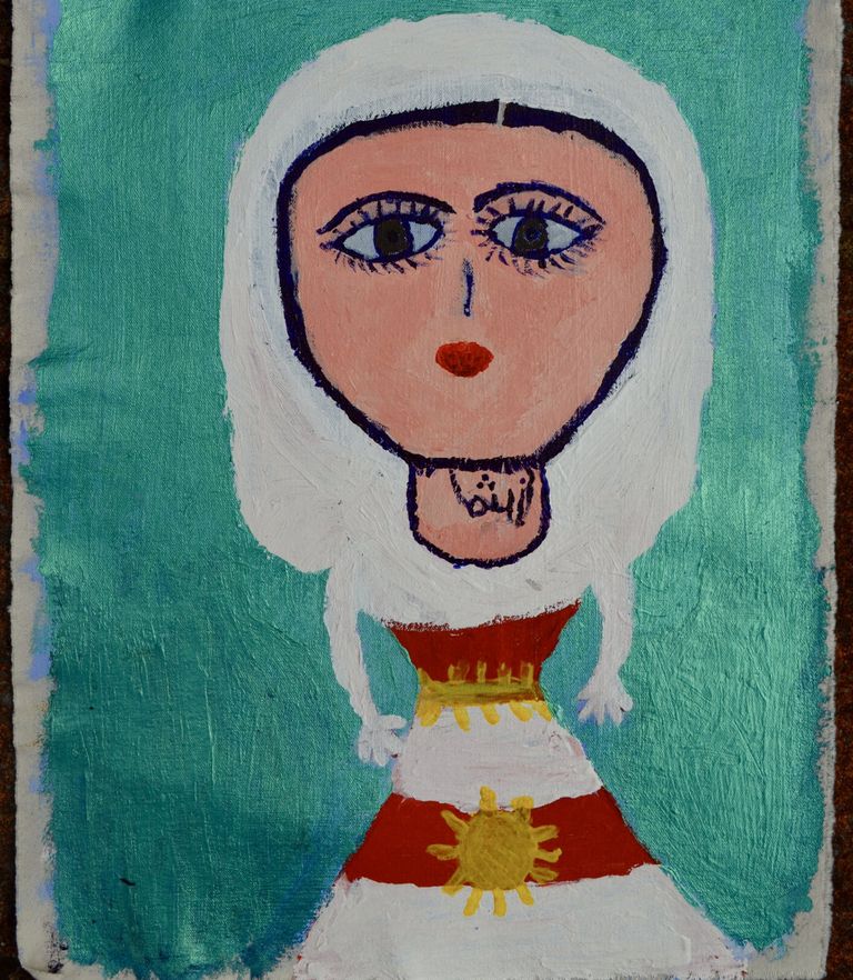 جميع اللوحات تعكس شعور الإيزيديات بأن داعش لم يكسرهن