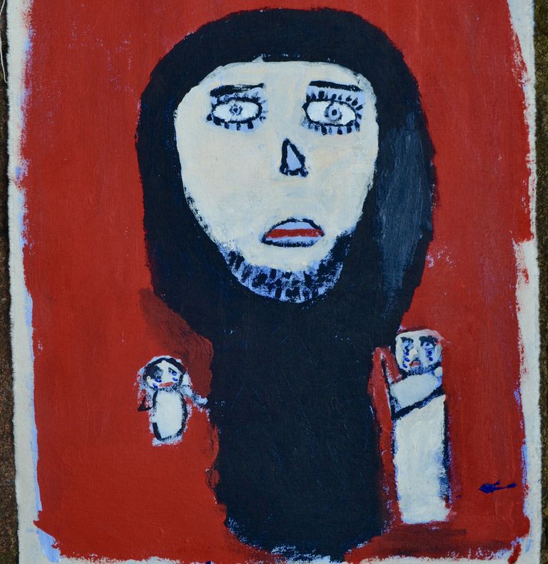 جميع اللوحات تعكس شعور الإيزيديات بأن داعش لم يكسرهن