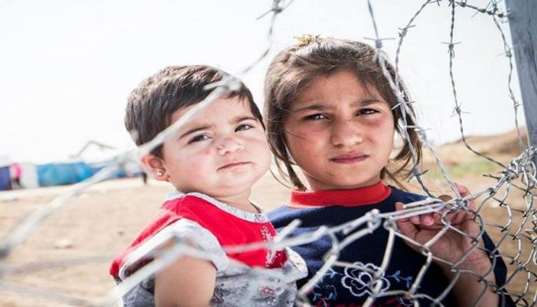 أطفال سوريون لاجئون