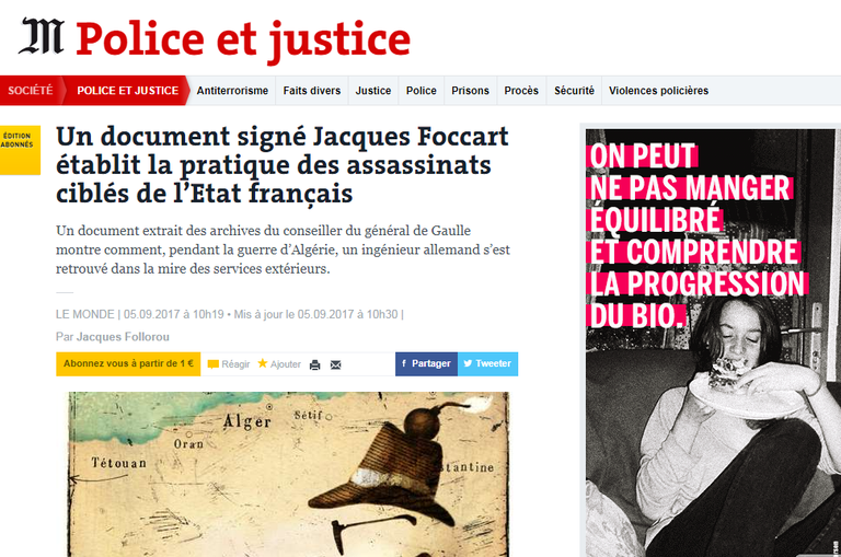 صحيفة لوموند نشرت الوثيقة المسربة