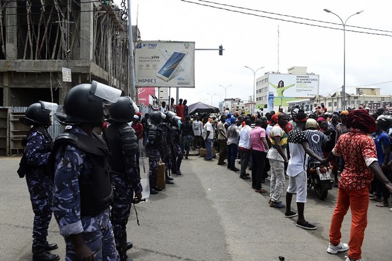 مظاهرات ضد الرئيس جناسينجبي في توجو - أ. ف. ب 
