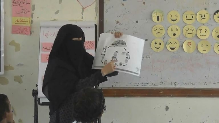 إعادة تأهيل أطفال اليمن