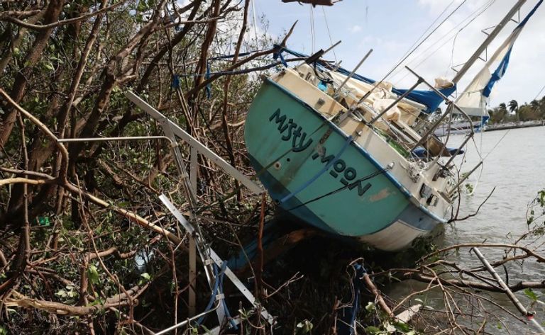 آثار إعصار"إرما"