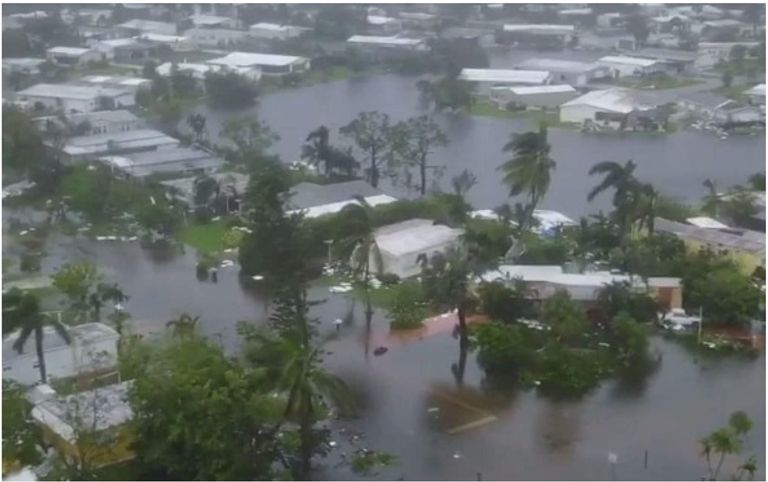 آثار إعصار"إرما"