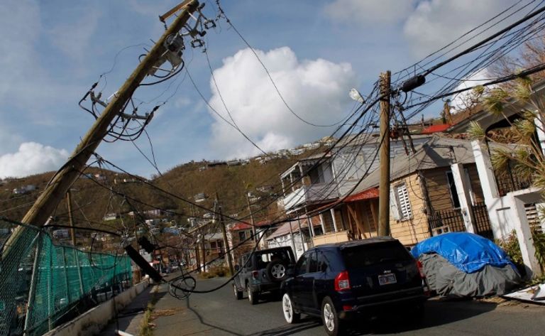 آثار إعصار"إرما"