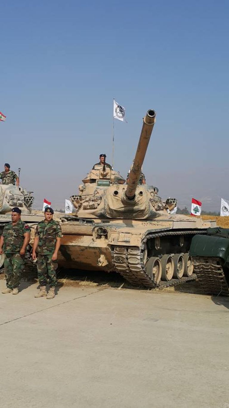 الجيش اللبناني يستعرض وحداته المشاركة في المعركة