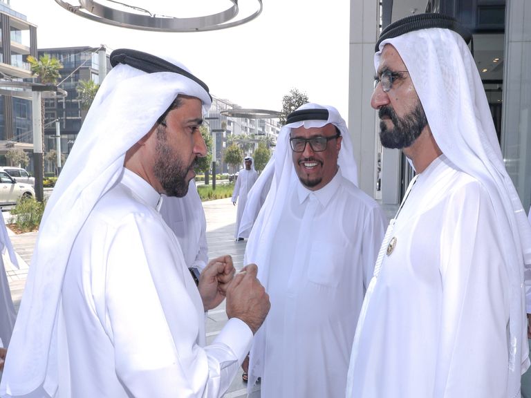 الشيخ محمد بن راشد آل مكتوم يفتتح مركز الشرطة الذكية