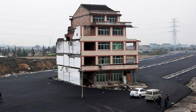 نموذج للمنزل المسمار في الصين 