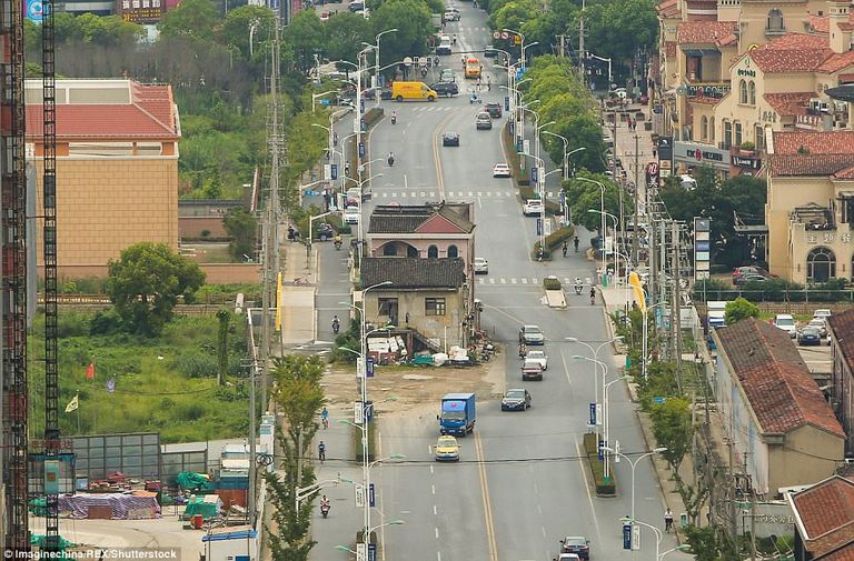 نموذج للمنزل المسمار في الصين 