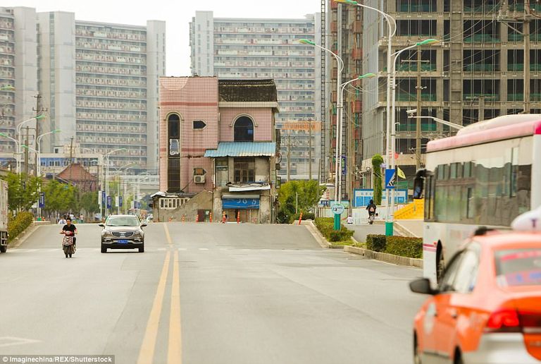 نموذج للمنزل المسمار في الصين 