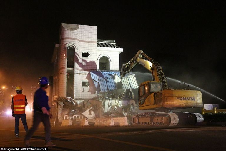 نموذج للمنزل المسمار في الصين 