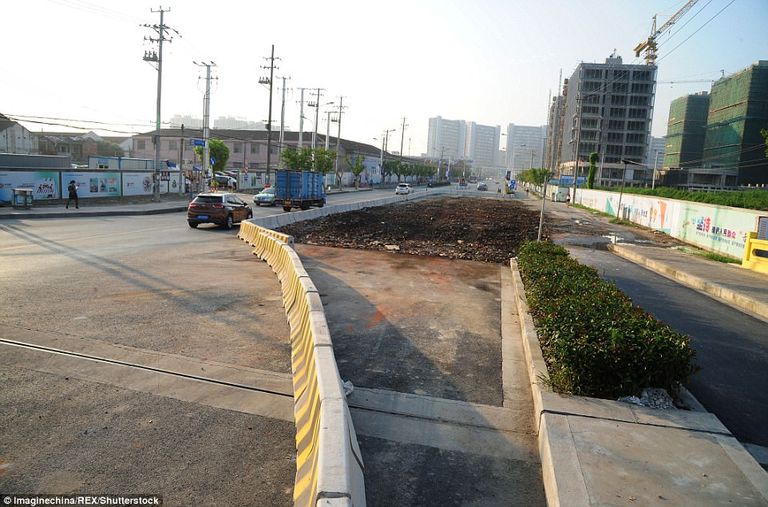 نموذج للمنزل المسمار في الصين 