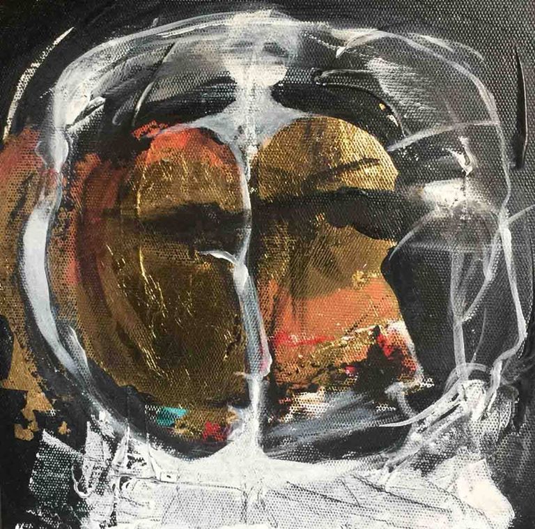 من لوحات معرض "مفترق الطرق"