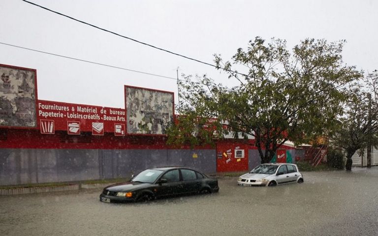 جانب من آثار إعصار ماريا