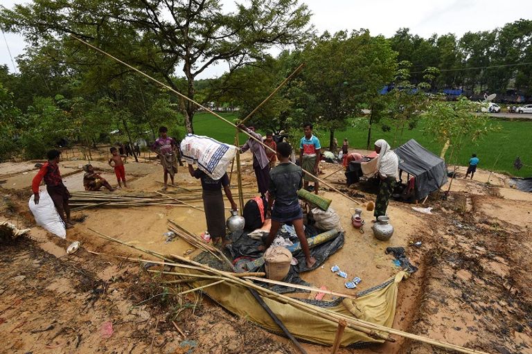 لاجئون من مسلمي الروهينجا