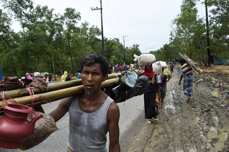 لاجئون من مسلمي الروهينجا